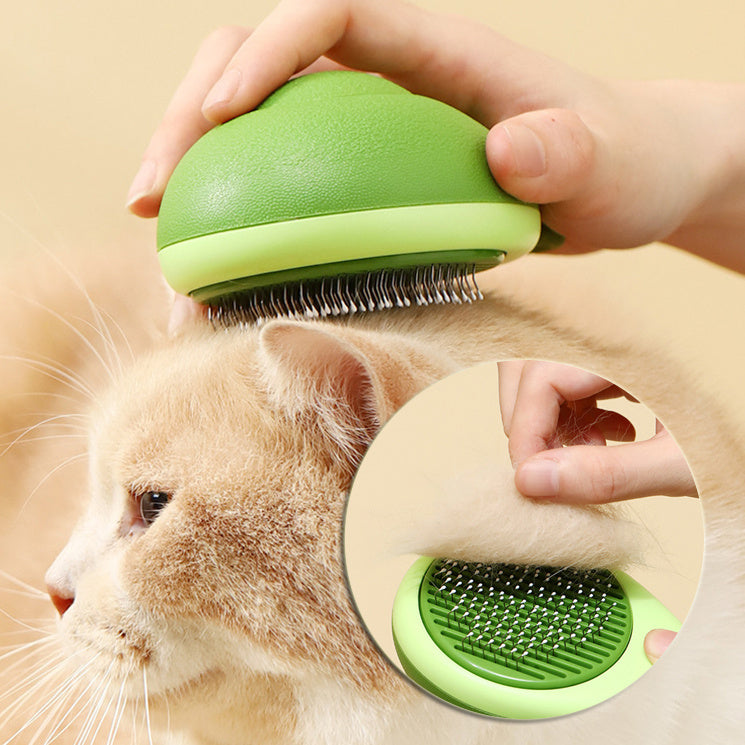 FluffEase - Katzenbürste in Form einer Avocado